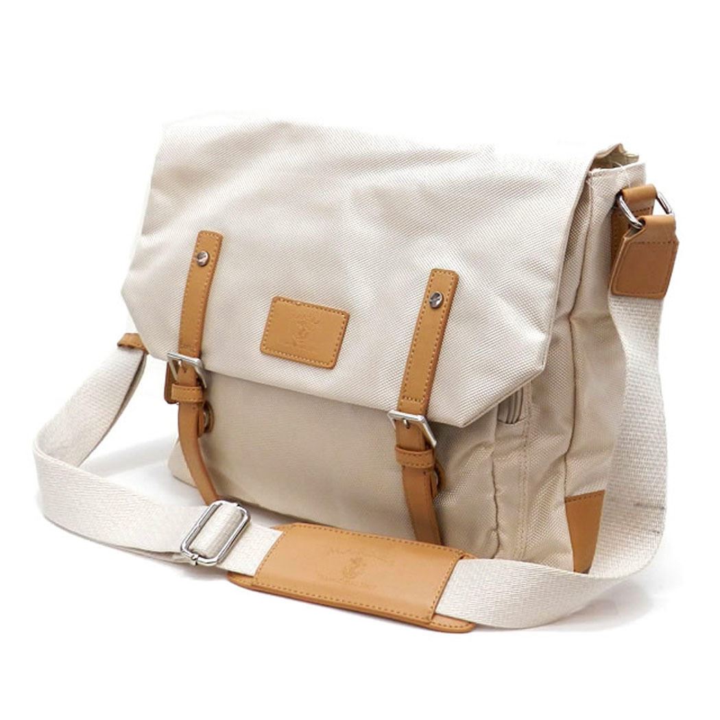 Color Block Canvas grey  School form Messenger bag IPad Laptop marsea pockets