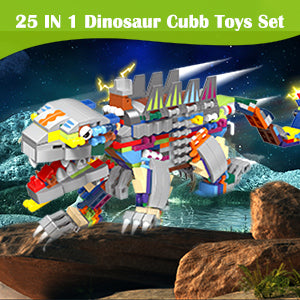25 IN 1 Dinosaur Cubb Toys Set