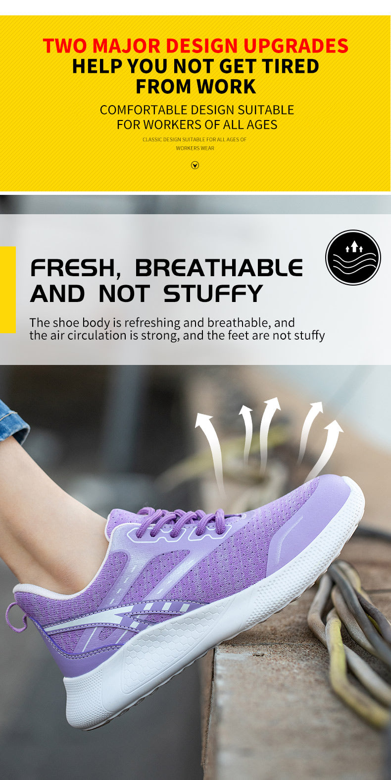 Steel Toe Shoe for women