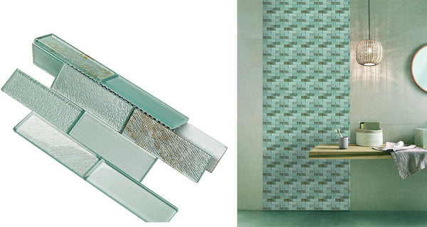 mosaic glass pieces