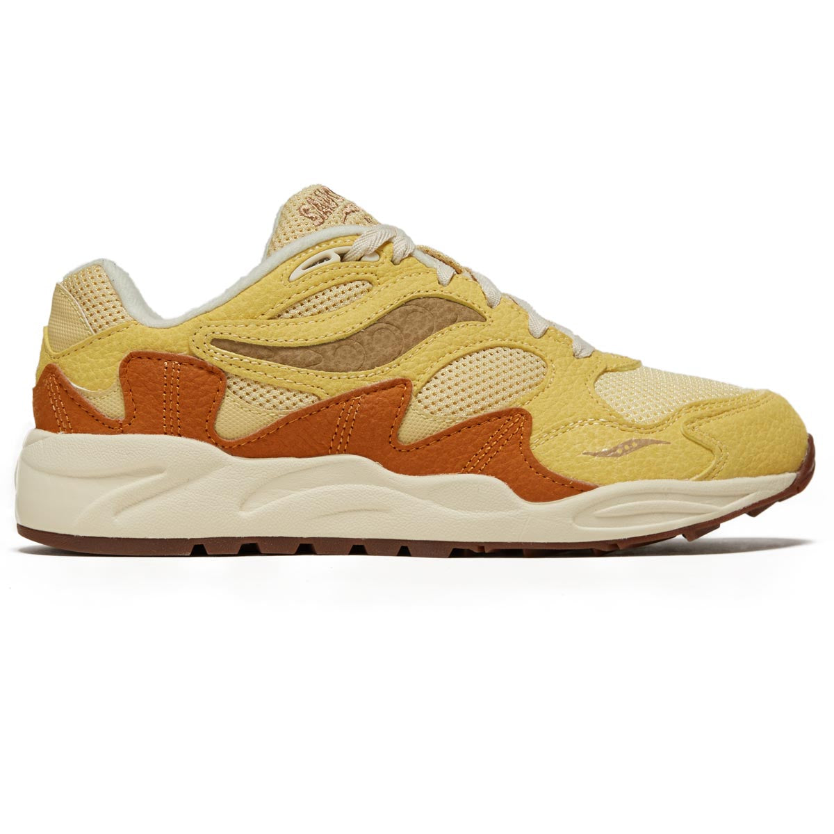 Saucony Grid Shadow 2 Shoes - Mustard/Tan