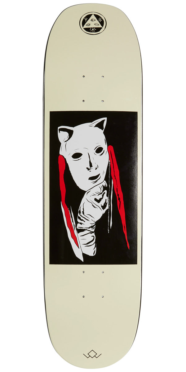 Welcome Audrey On a Moontrimmer 2.0 Skateboard Deck - Black Dip/Bone - 8.65