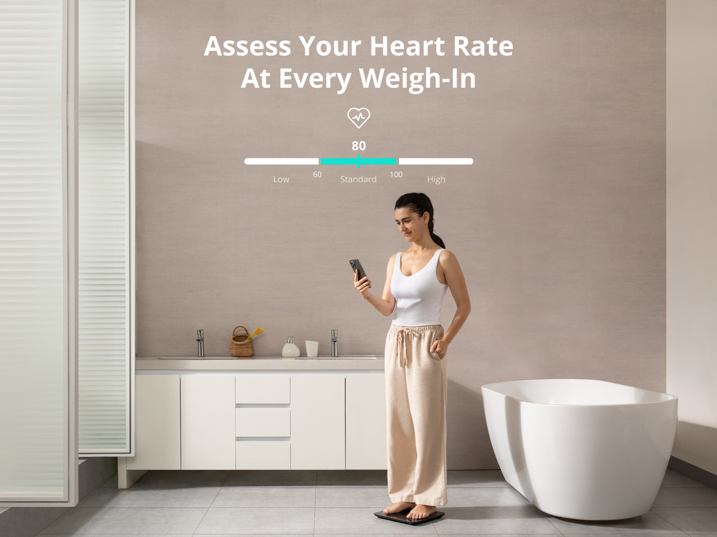 eufy Smart Scale P2 Pro m��en� tepov� frekvence