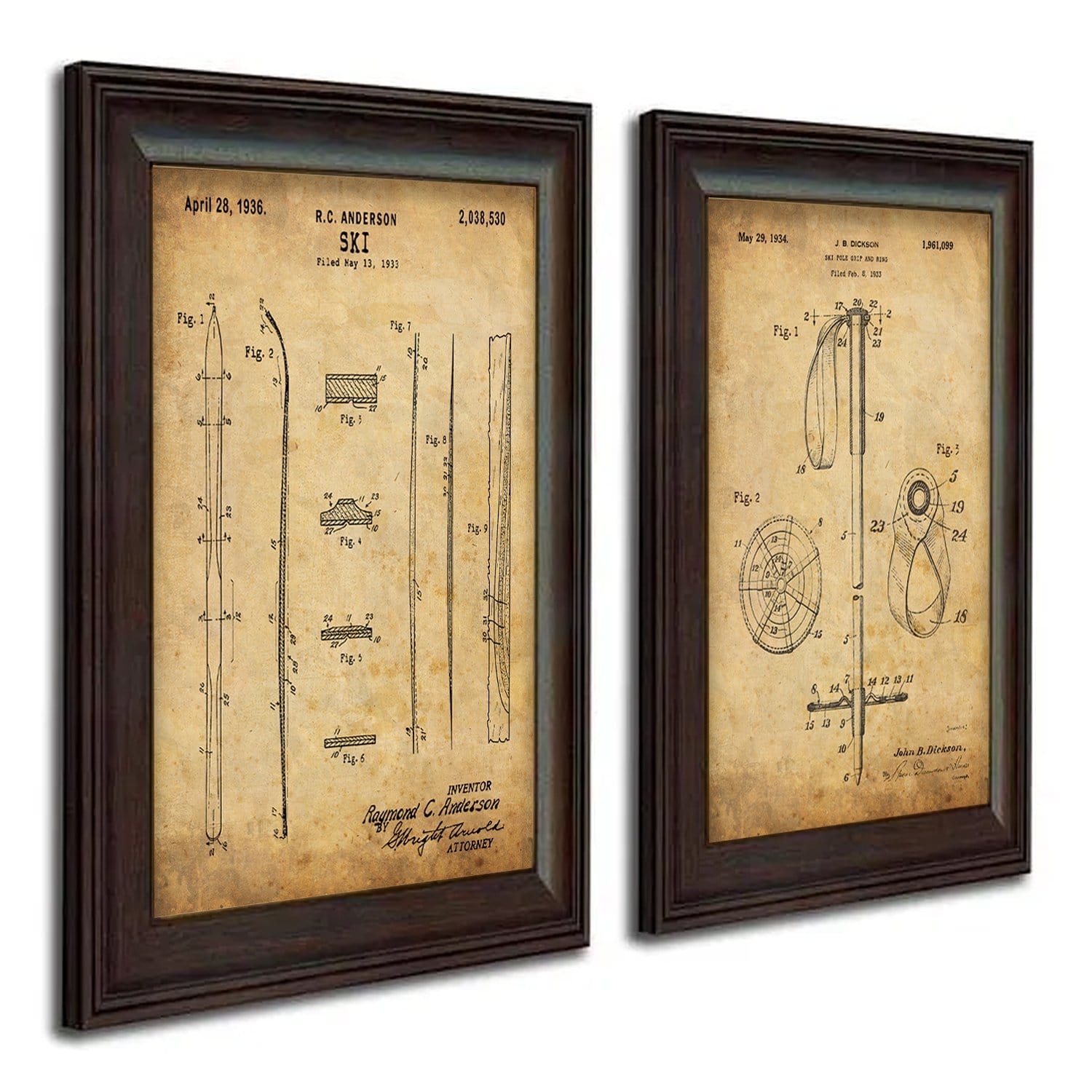 Ski - Patent Art