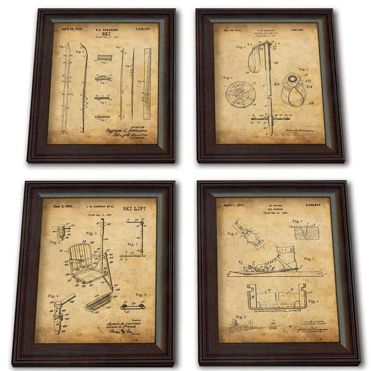 Ski - Patent Art