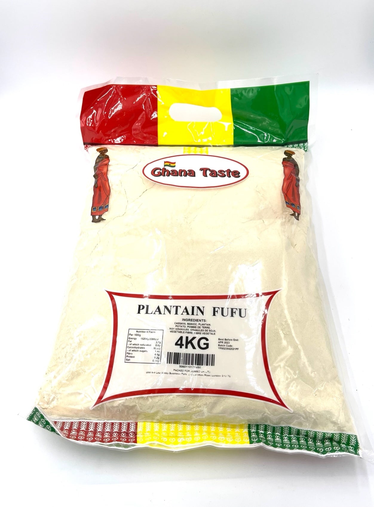 Ghana taste plantain fufu 4kg