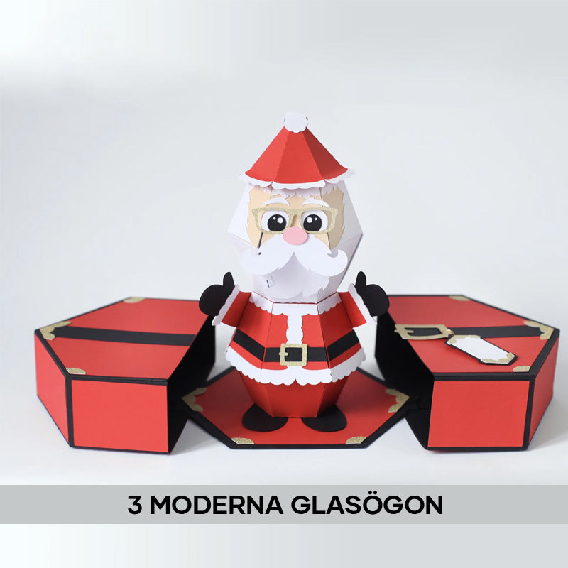 Bytbara glasögon för 3D-julklappsskämt