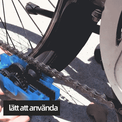 Cykelrengörare i åtgärd