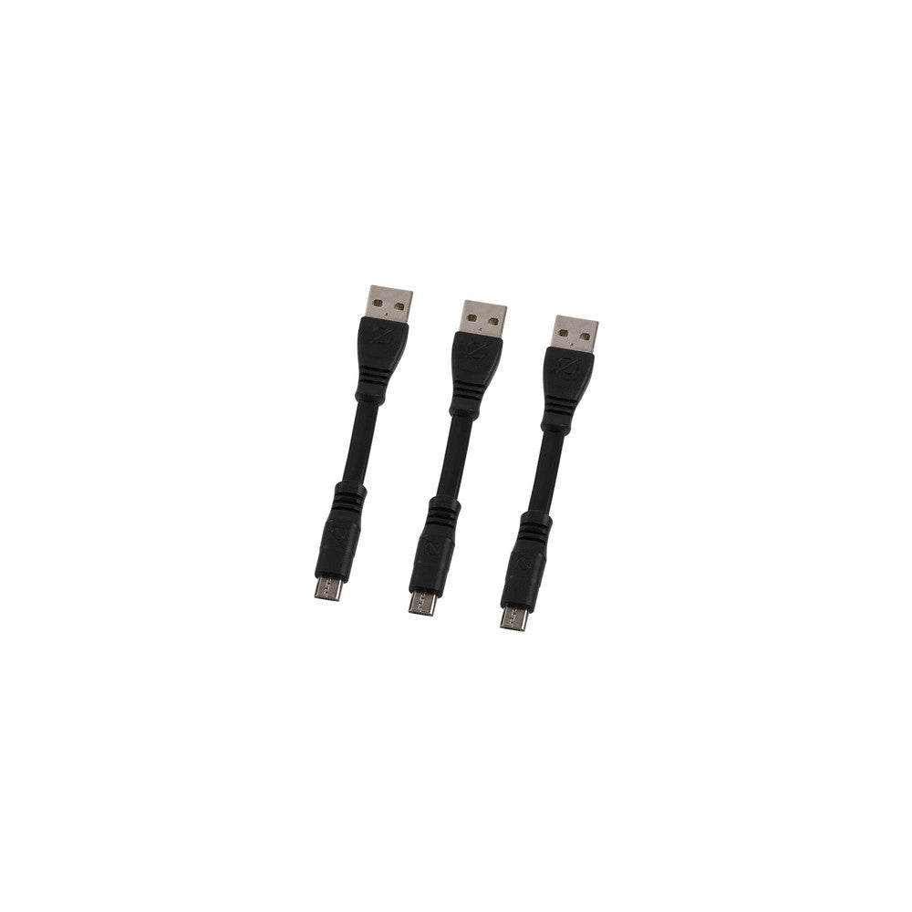 Three Pack USB to Micro 4-Inch Cable