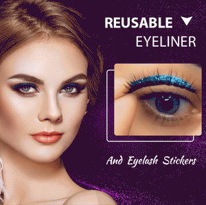 Reusable Eyeliner And Eyelash Stickers