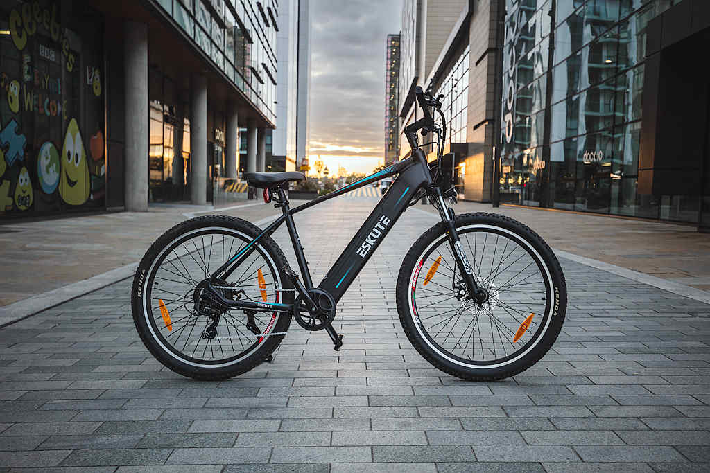 e-bike in the street