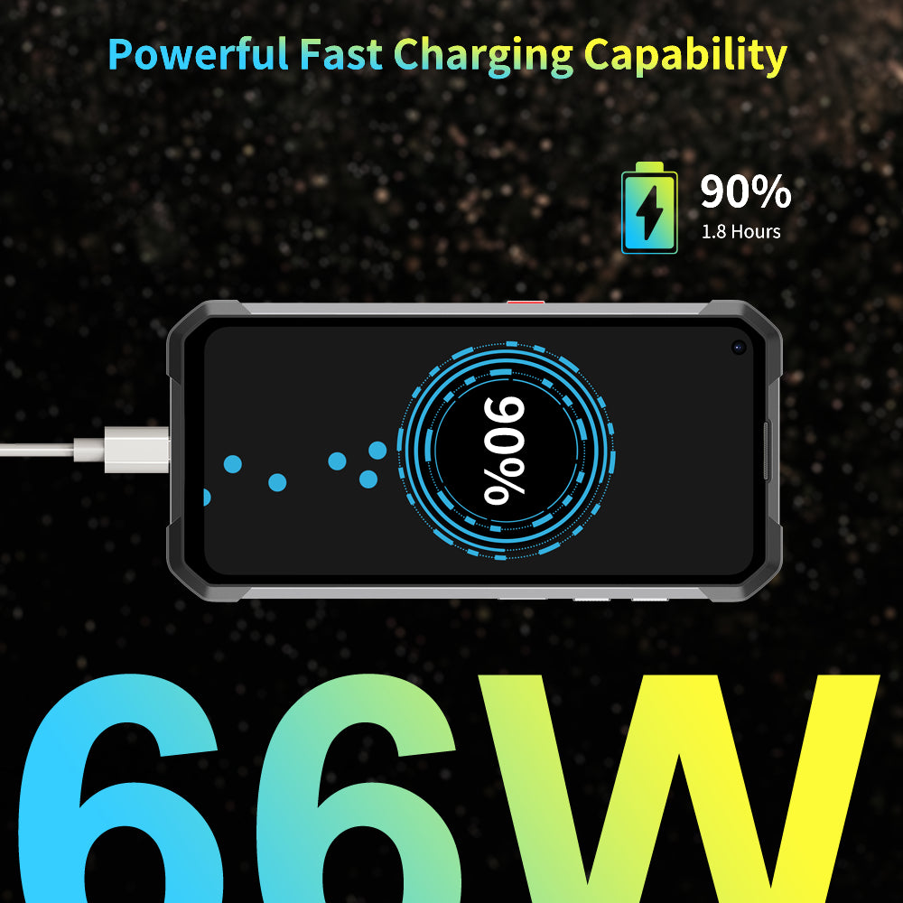 Unihertz Tank, fast charging capability