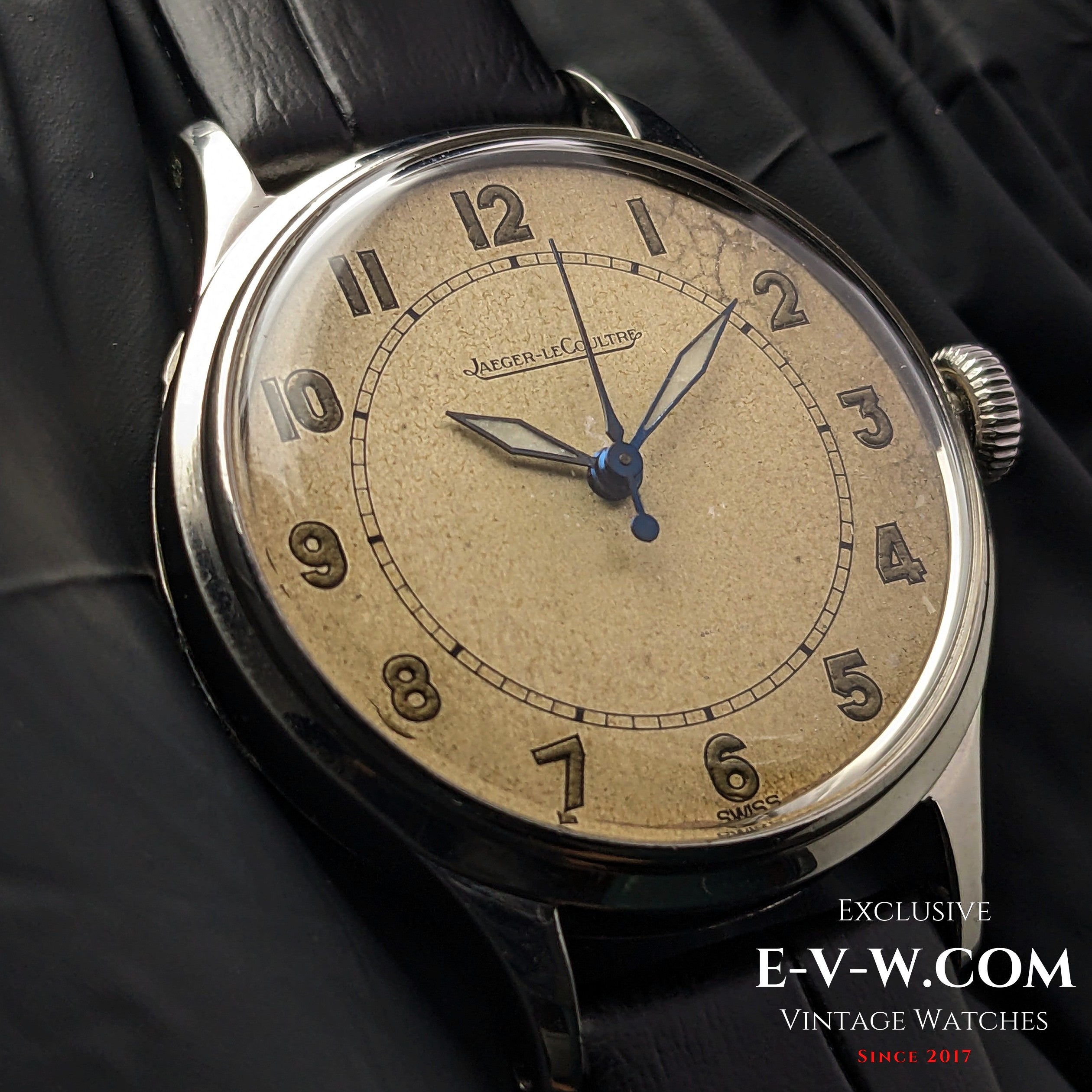 84 Years Old Vintage Jaeger-LeCoultre as Royal Air Forces WWII Military / Cal. P478 / Vintage 1940s