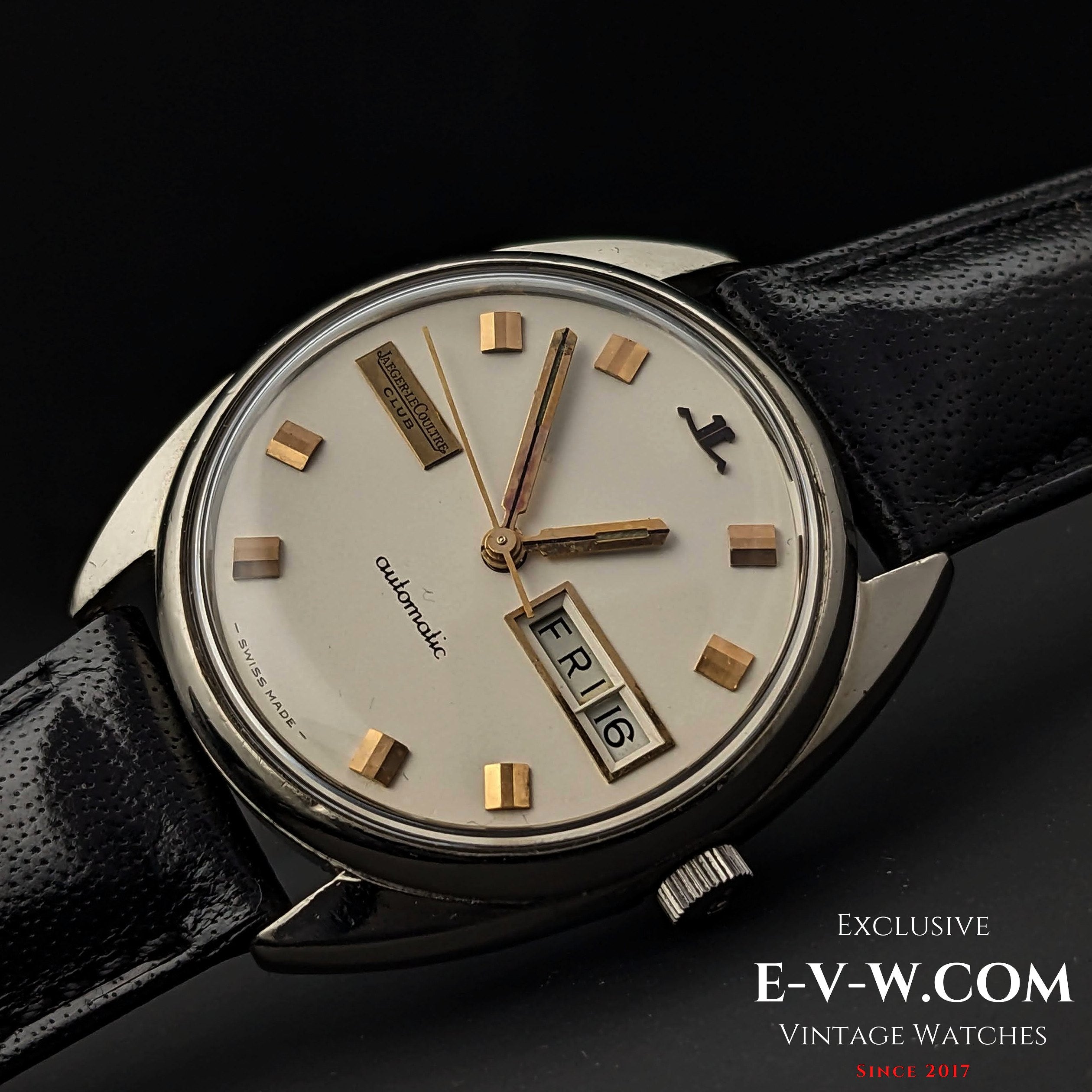 Jaeger-LeCoultre CLUB Day-Date / Automatic - Cal. AS 1906 / Ref. E300706 - Vintage 1970s