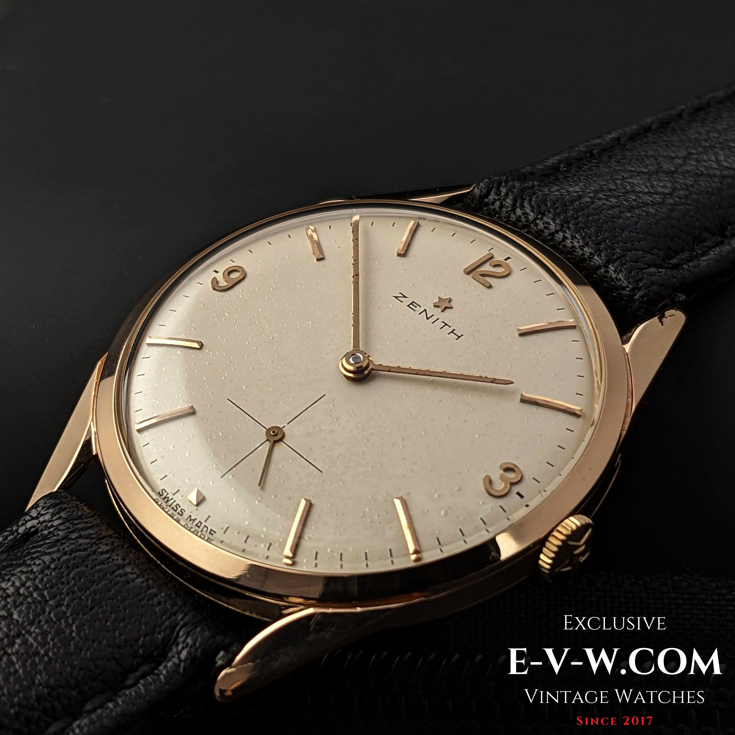 Zenith Classic 18K Gold / cal 40-T / Vintage 1962