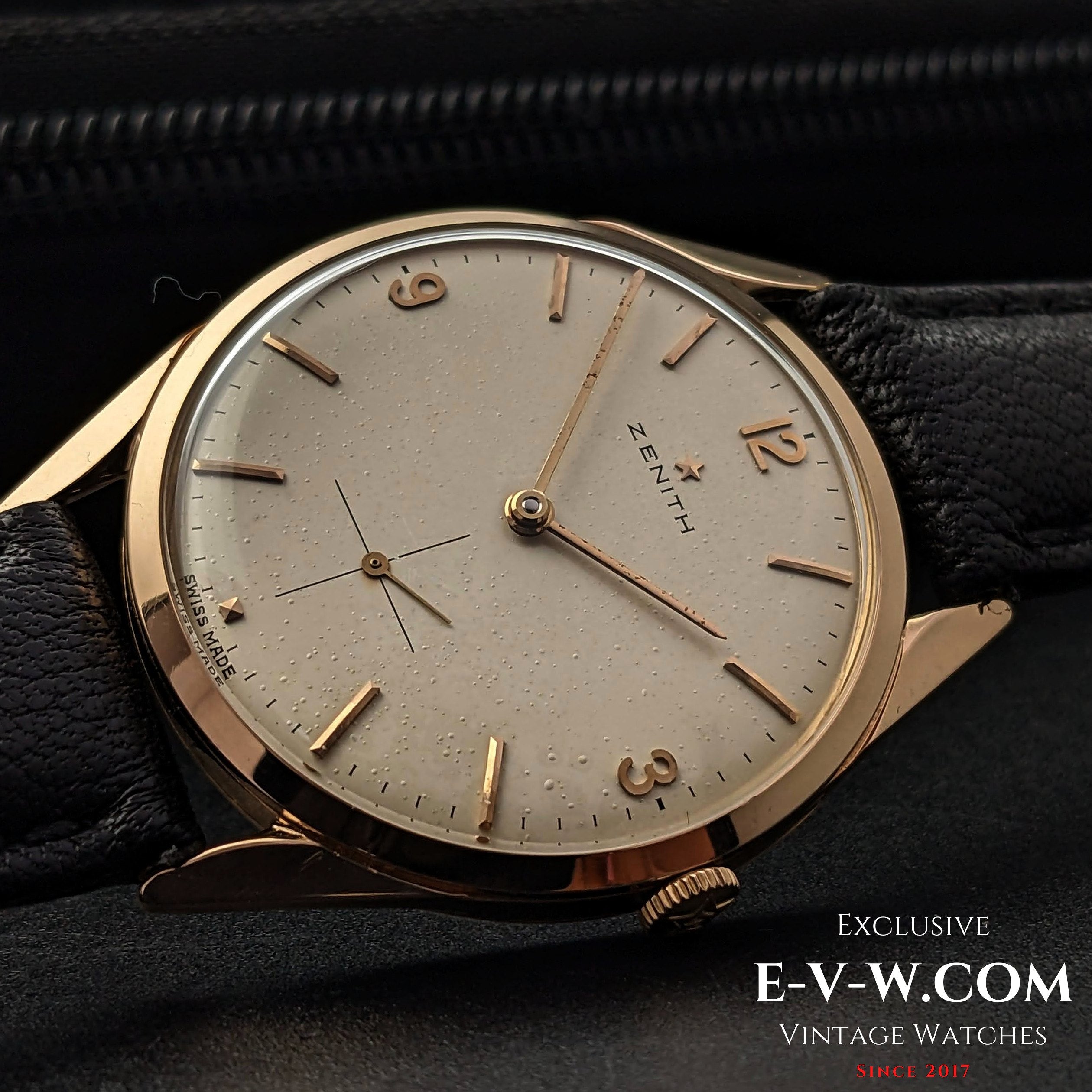 Zenith Classic 18K Gold / cal 40-T / Vintage 1962