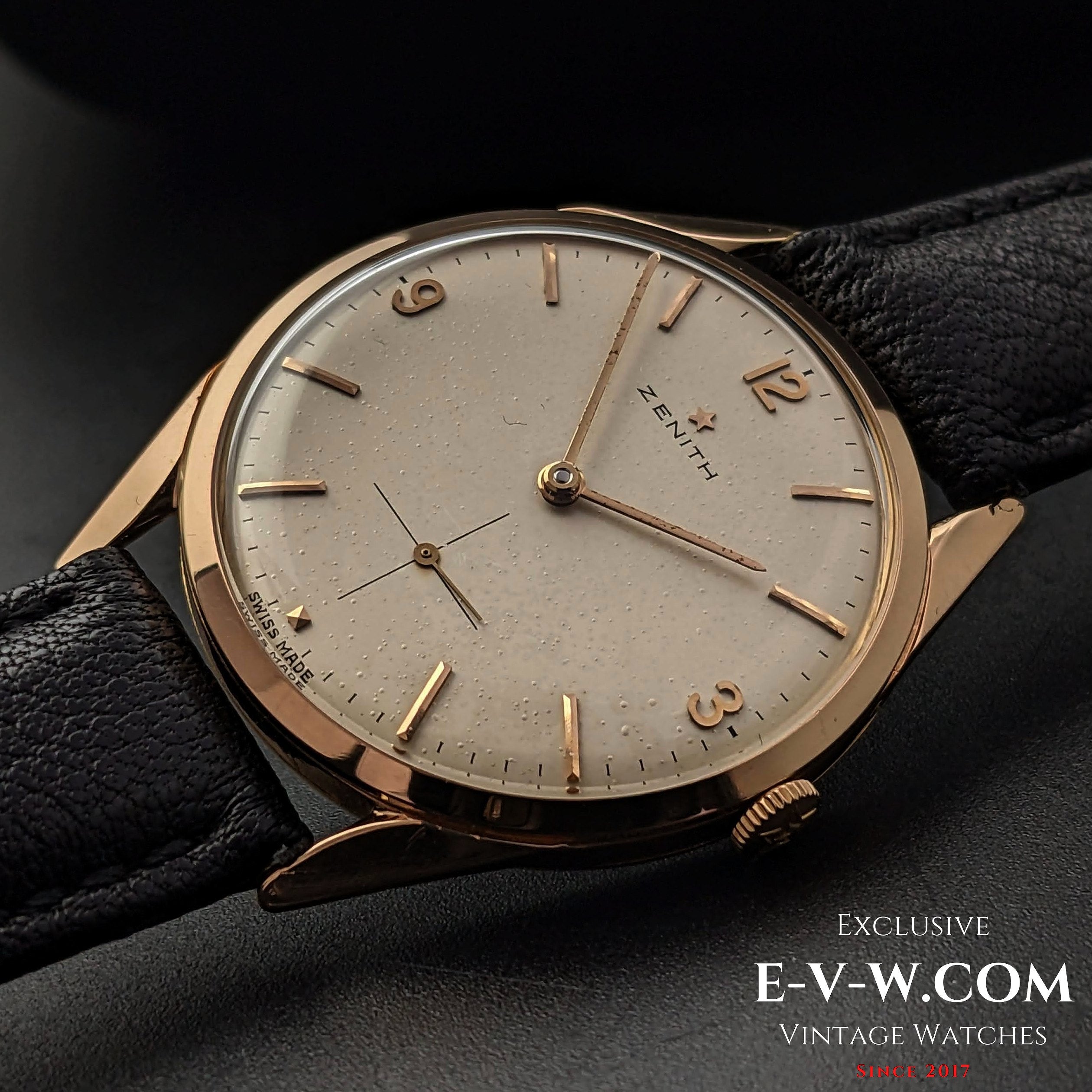 Zenith Classic 18K Gold / cal 40-T / Vintage 1962