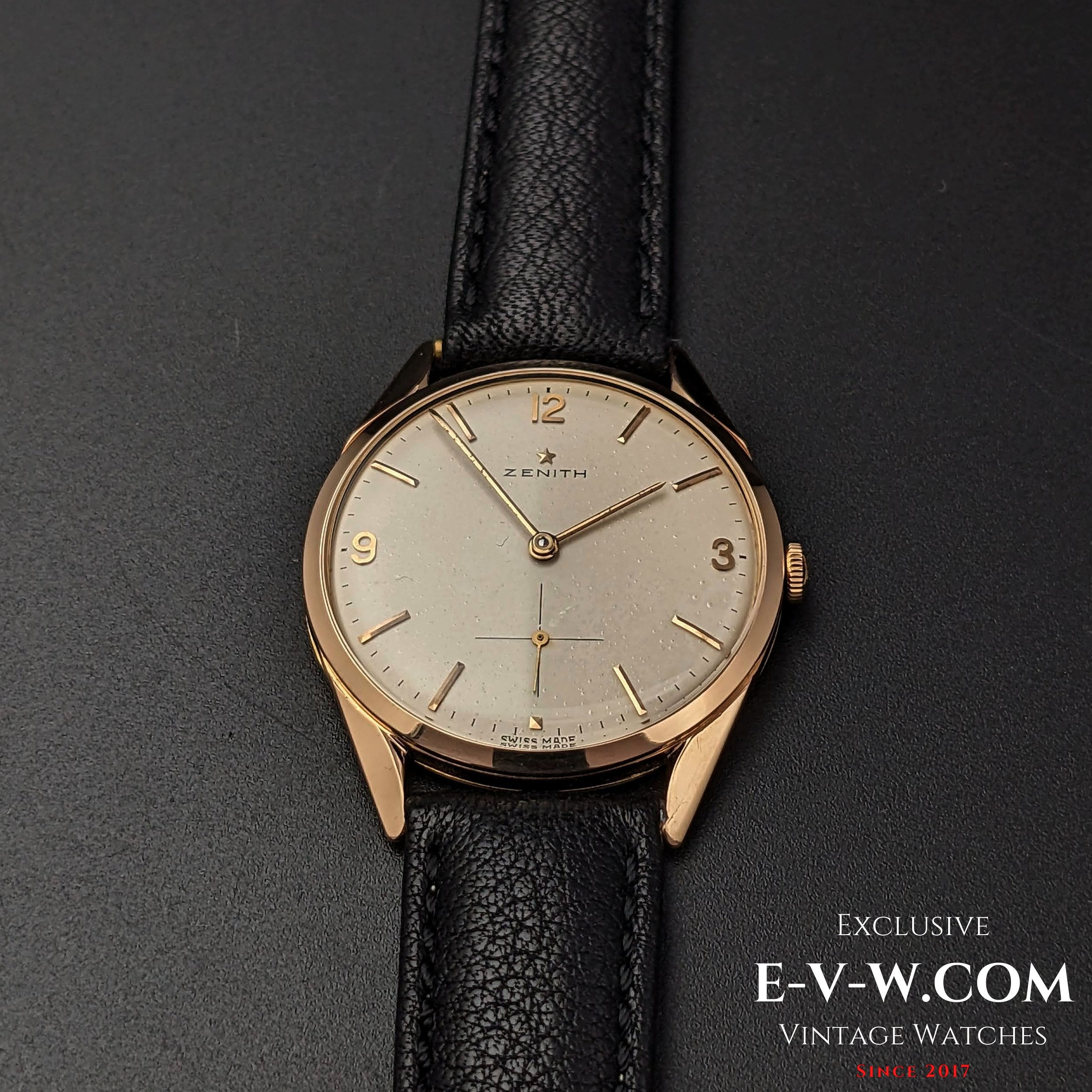 Zenith Classic 18K Gold / cal 40-T / Vintage 1962