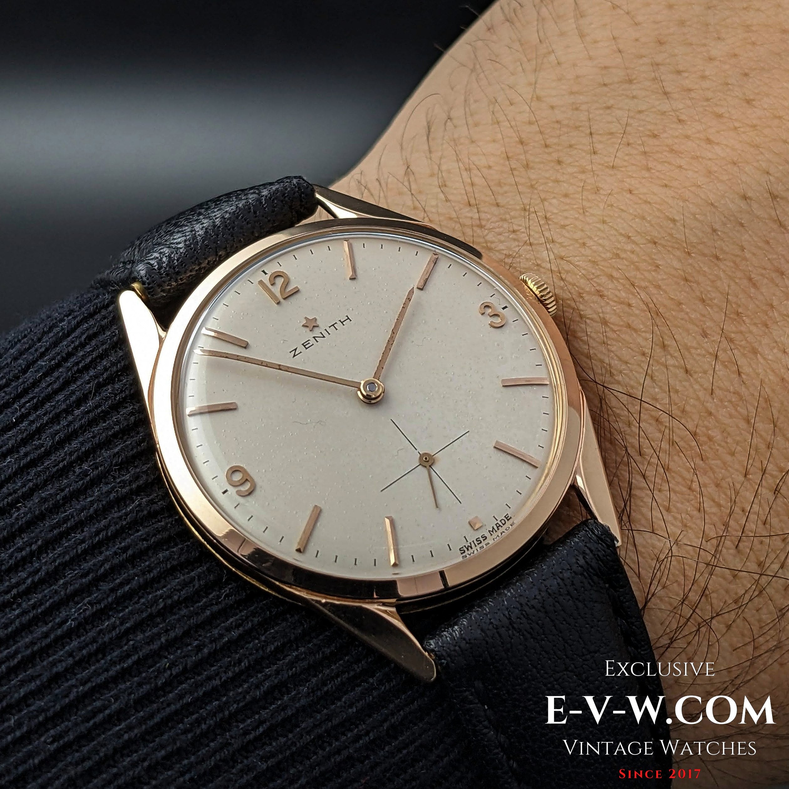 Zenith Classic 18K Gold / cal 40-T / Vintage 1962