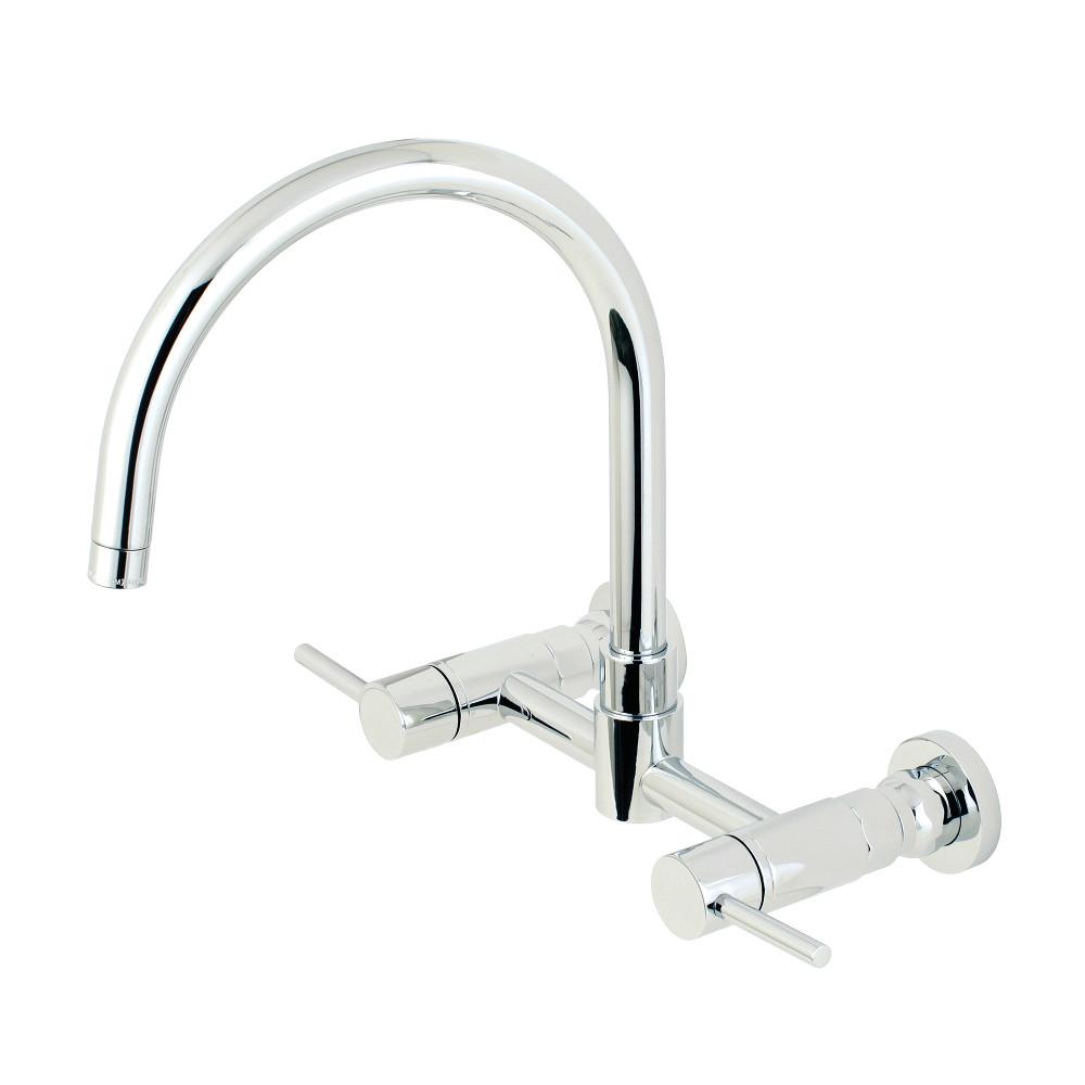 Kingston Brass Concord 8 in. Centerset Wall Mount Kitchen Faucet (KS8175)