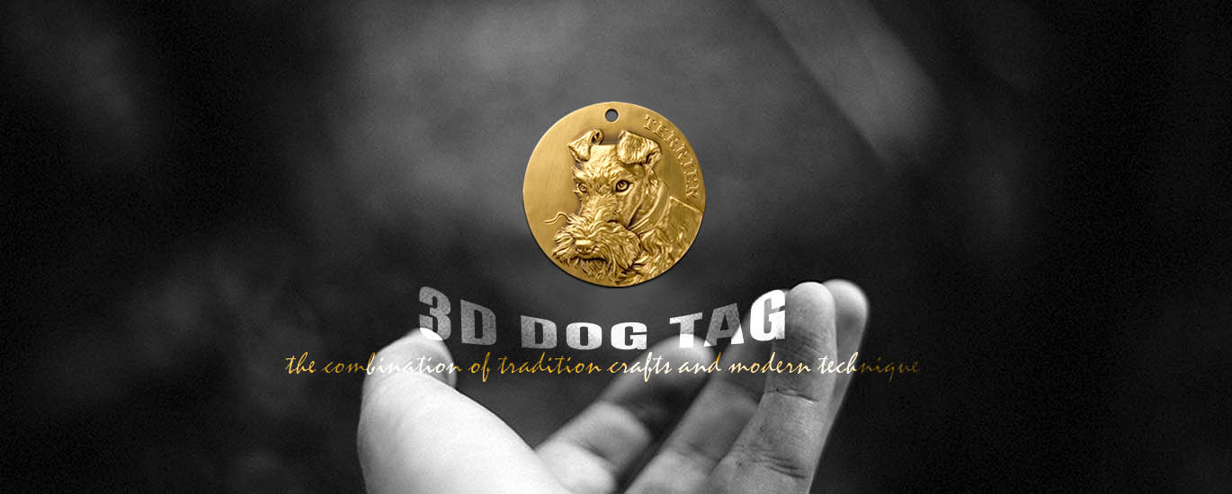 description of medium dog tag