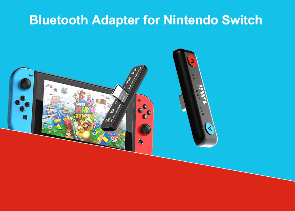 Bluetooth 5.0 Adapter for Nintendo Switch & Lite