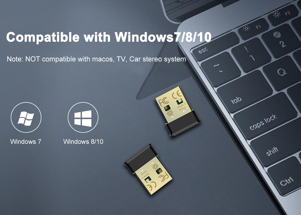 1mii bluetooth USB dongle support windows7/8/10