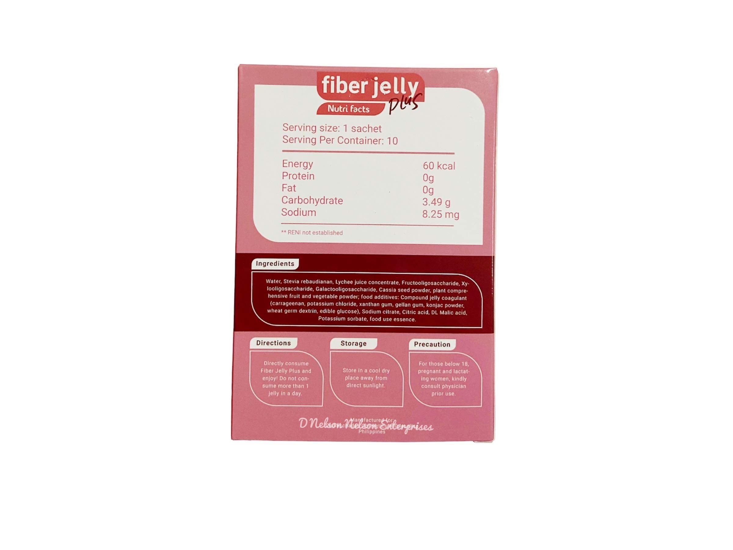 Fab & Fit Fiber Jelly Lychee, 10 Sachets