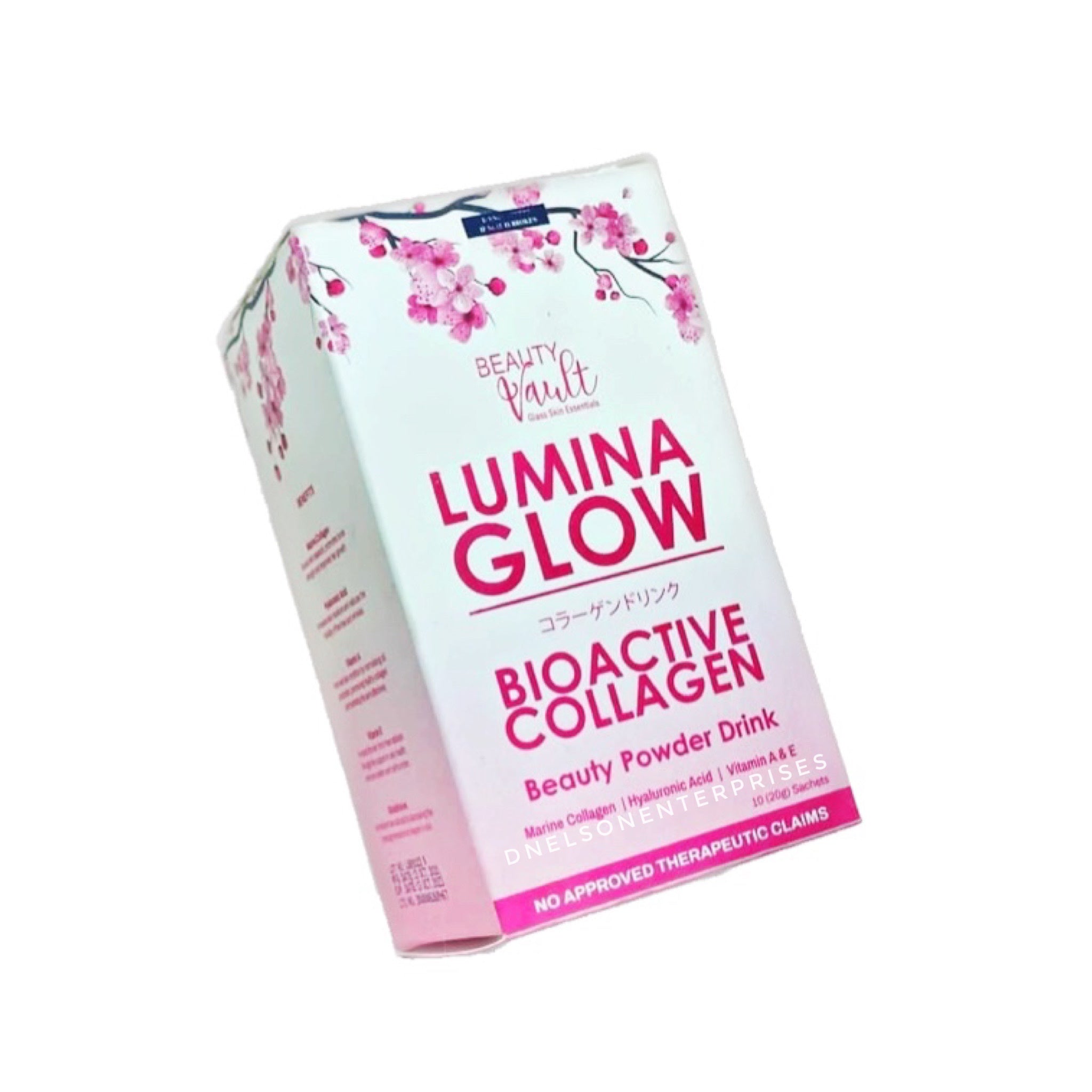Lumina Glow Bioactive Collagen Powder Drink by Beauty Vault- EXPIRES JUNE 2024