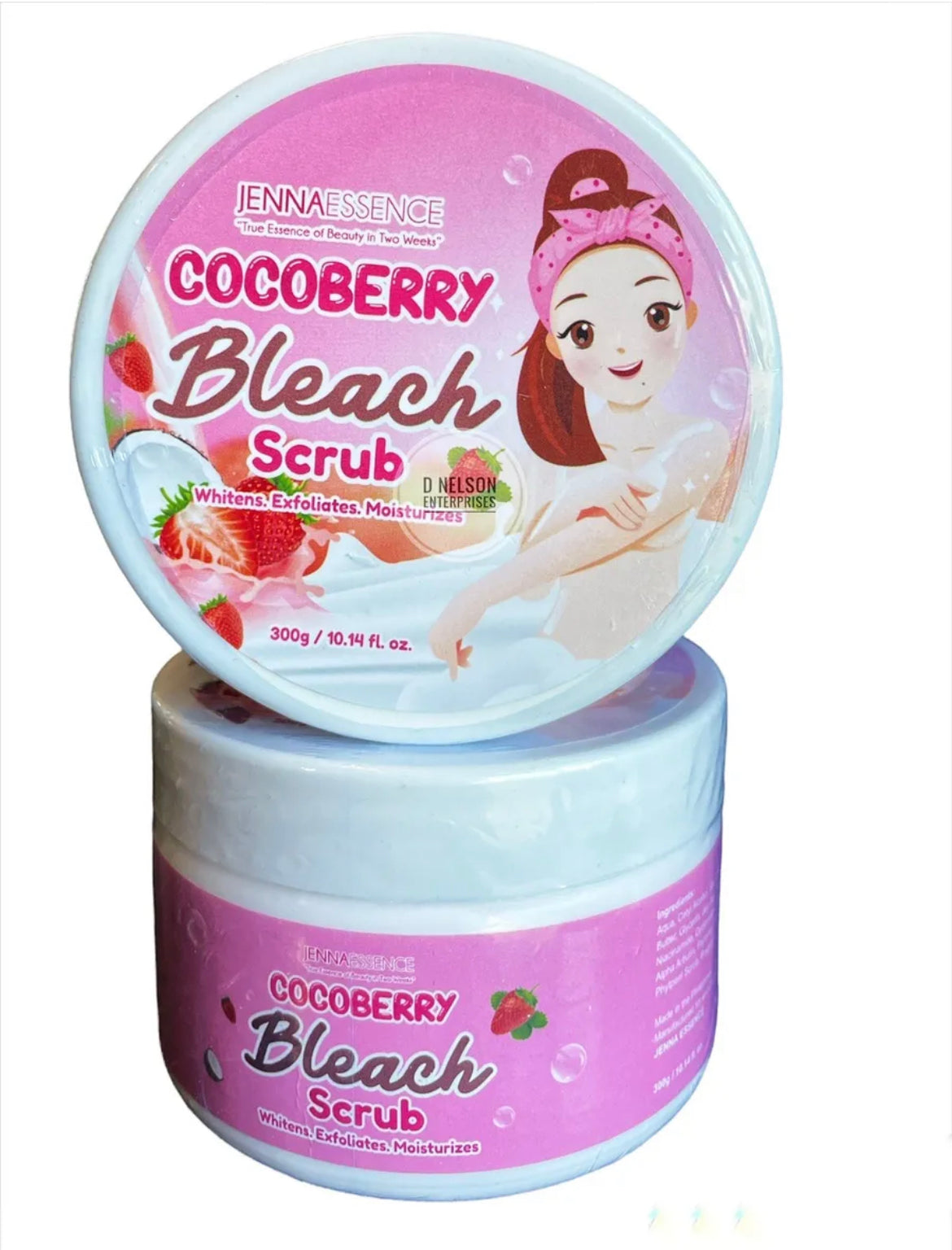 Jenna Essence COCOBERRY Face & Body Scrub, 300g EXP MAY 2024