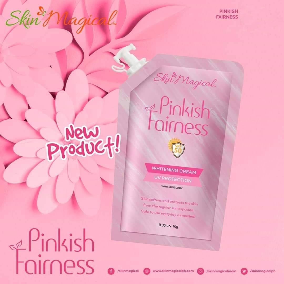 2pc Skin Magical Pinkish Fairness Cream UV Protection - 10g Each