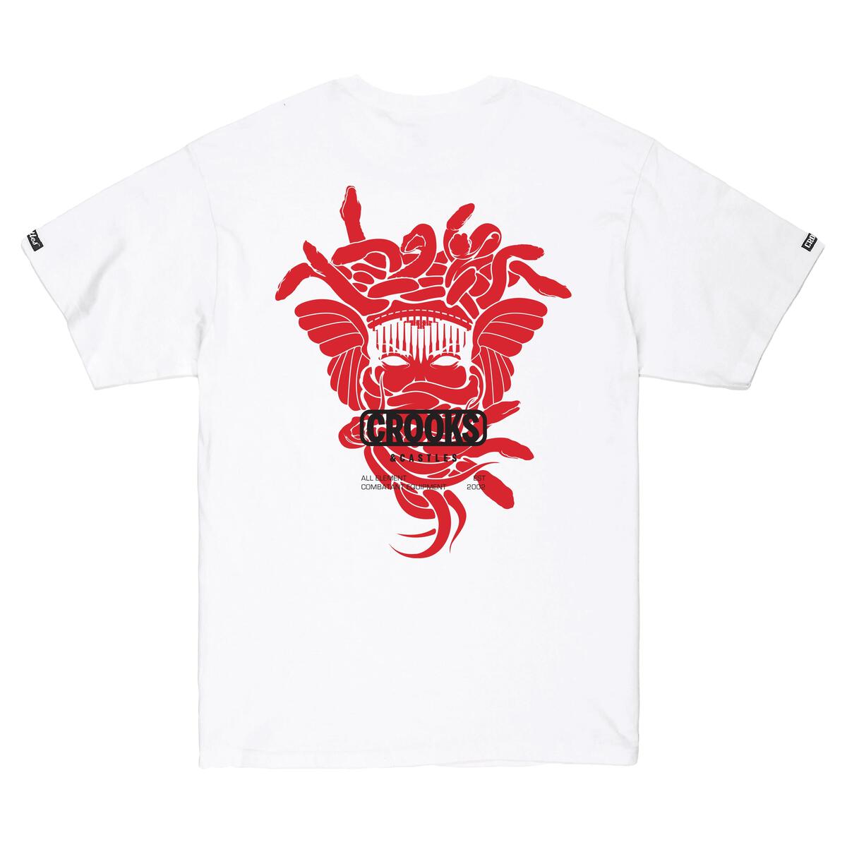 Crooks & Castles A.E.C.E Medusa Tee - White