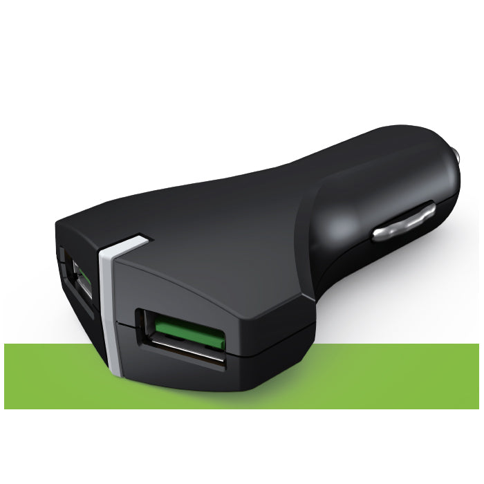 Car Charger, Adapter Power 2-Port USB 36W Fast - AWM49