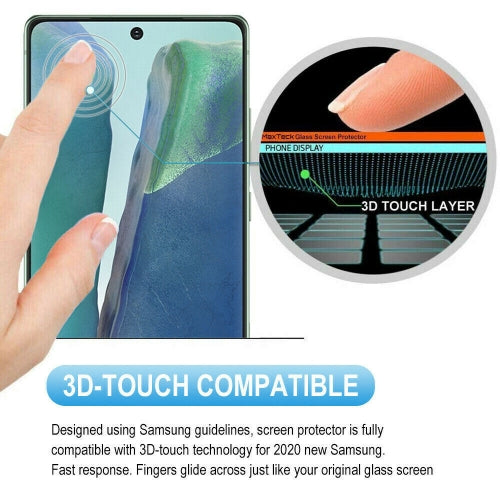 Screen Protector, Full Cover 3D Curved Edge Tempered Glass - AWE92