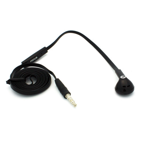 Mono Headset, Headphone 3.5mm Single Earbud Wired Earphone - AWJ88