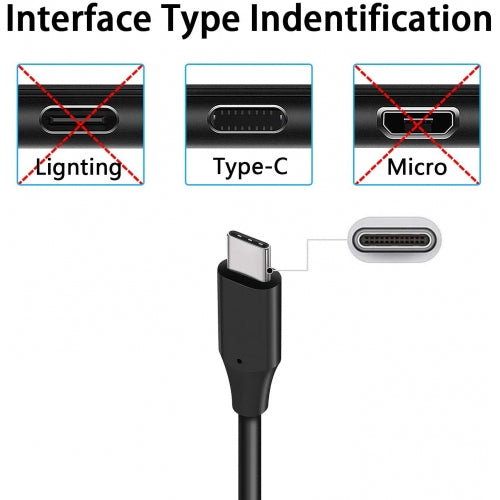 36W PD Home Charger, Power Cord USB-C 6ft Long Cable Fast Type-C - AWE07