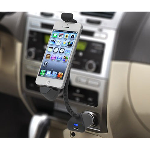 Car Mount, USB Port DC Socket Holder Charger - AWJ73