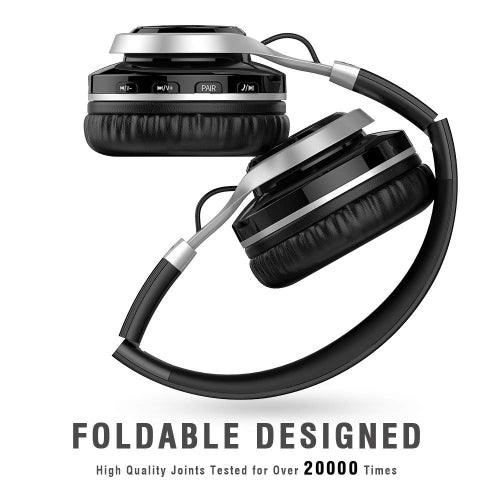 Wireless Headphones, Hands-free w Mic Headset Foldable - AWL83