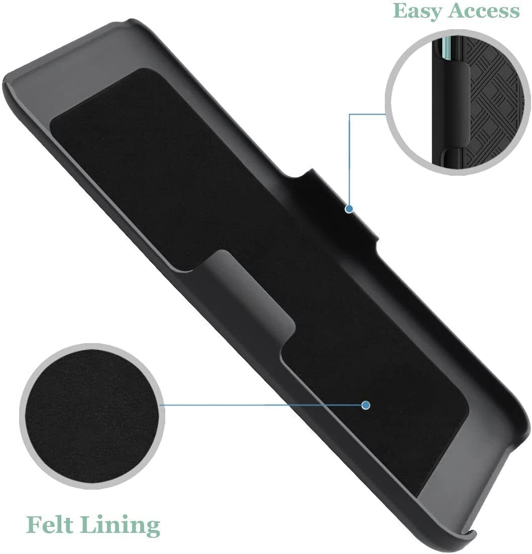 Belt Clip Case and Screen Protector , 9H Hardness Kickstand Cover Tempered Glass Swivel Holster - AWK15+Y97