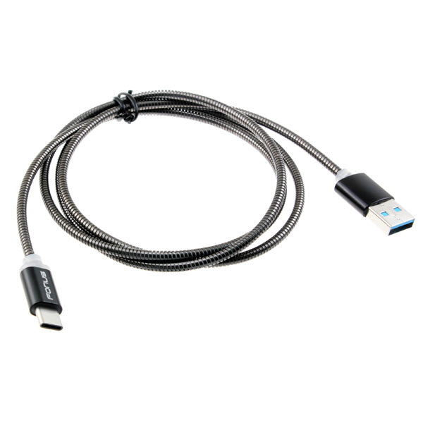 Metal USB Cable, Power Charger Cord Type-C 3ft - AWE82