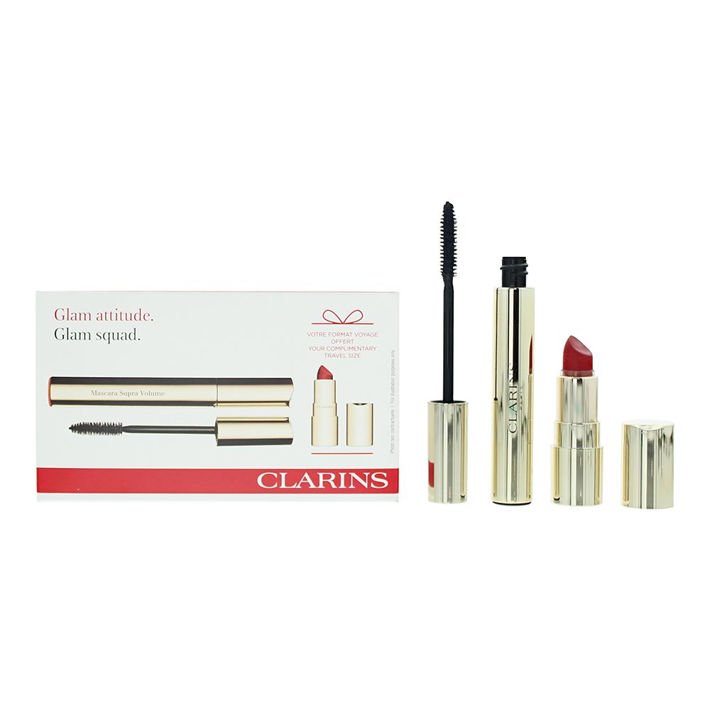 Clarins Glam Attitude 2 Piece Gift Set For Women