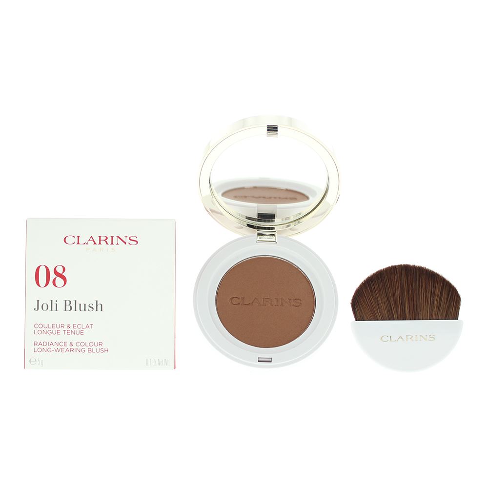 Clarins Joli Blush Radiance Colour 08 Cheeky Mocha Blush 5g For Women