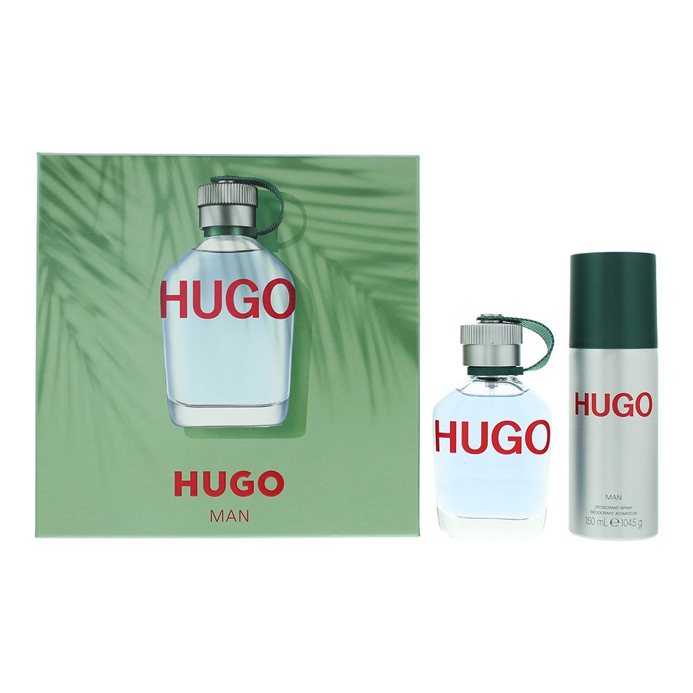Hugo Boss Man 2 Piece Gift Set: EDT 50ml - Deodorant Spray 150ml Men Spray