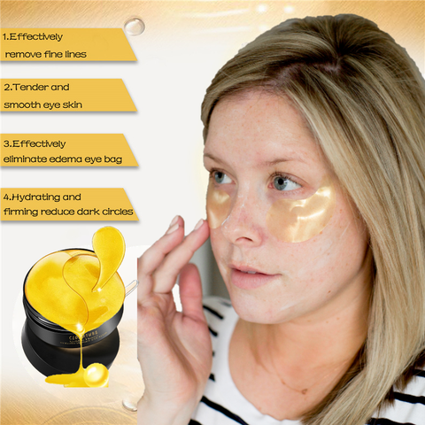Oveallgo™ 24K Gold Snail Collagen Eye Mask