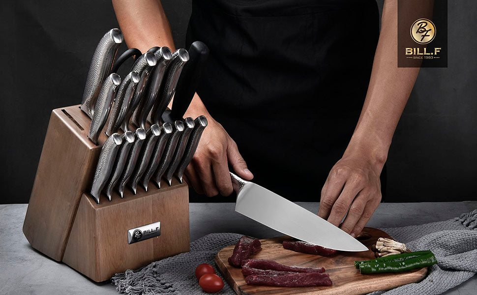 Knives Cutlery Set with Storage Block