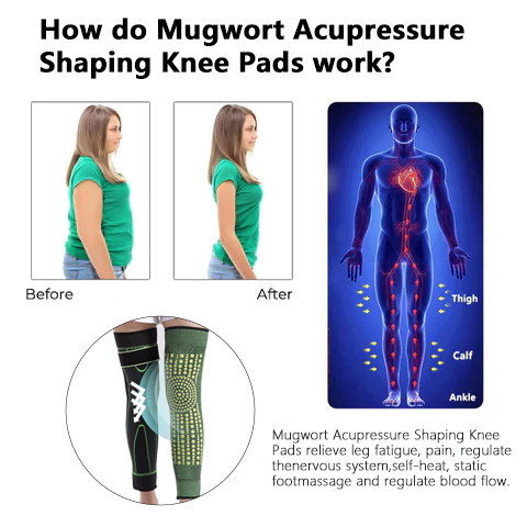 ReduceFast™ Mugwort Acupressure Detoxing&Shaping Knee Pads