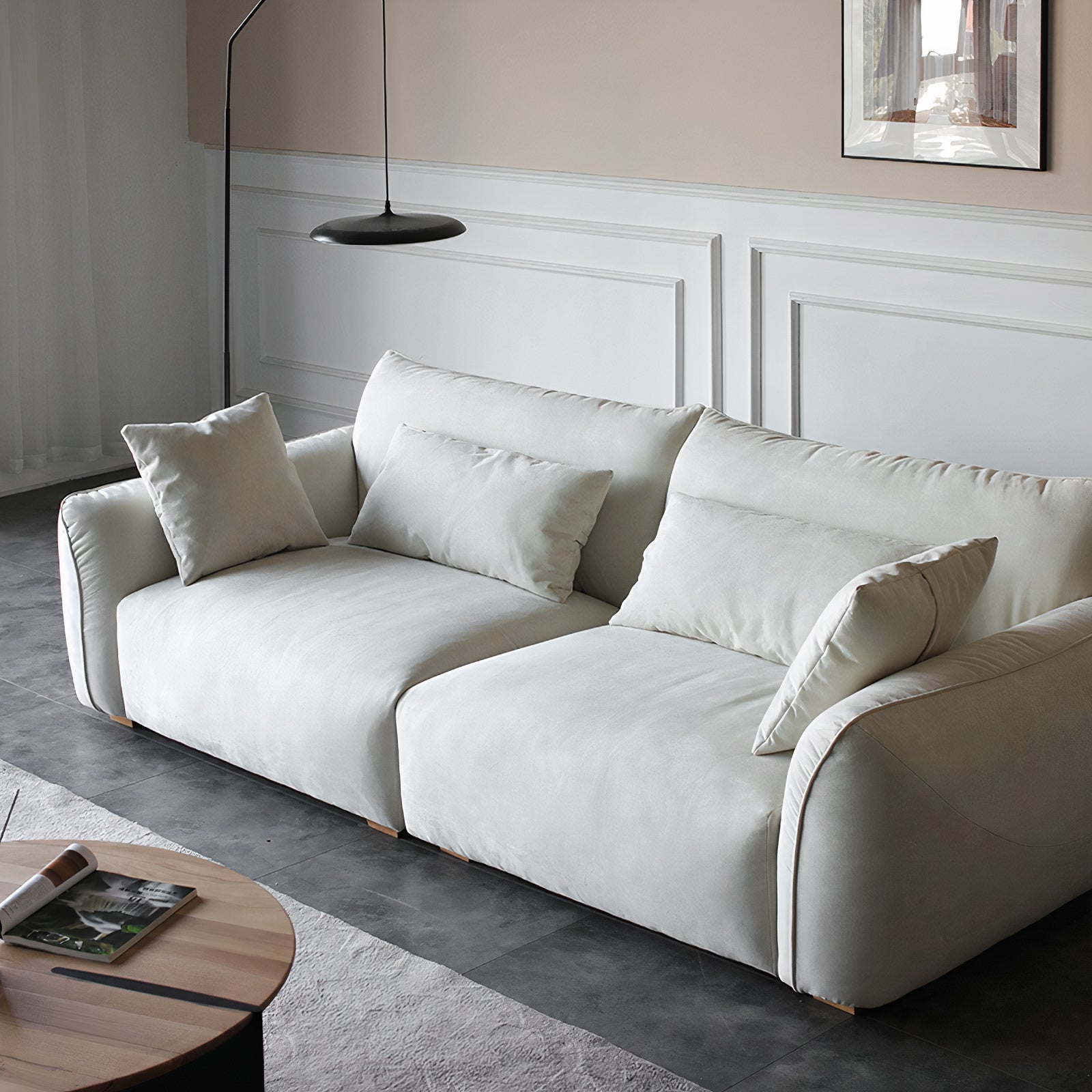 Jolt Ltalian Home Row Leather Sofa