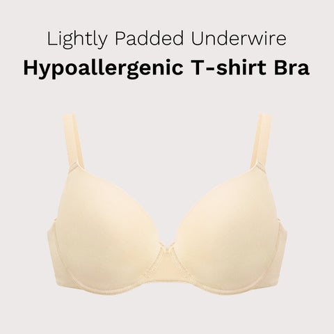 Hsia Allergy-friendly bra with comfort and support