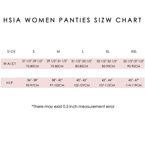 Underwear chart Outlet