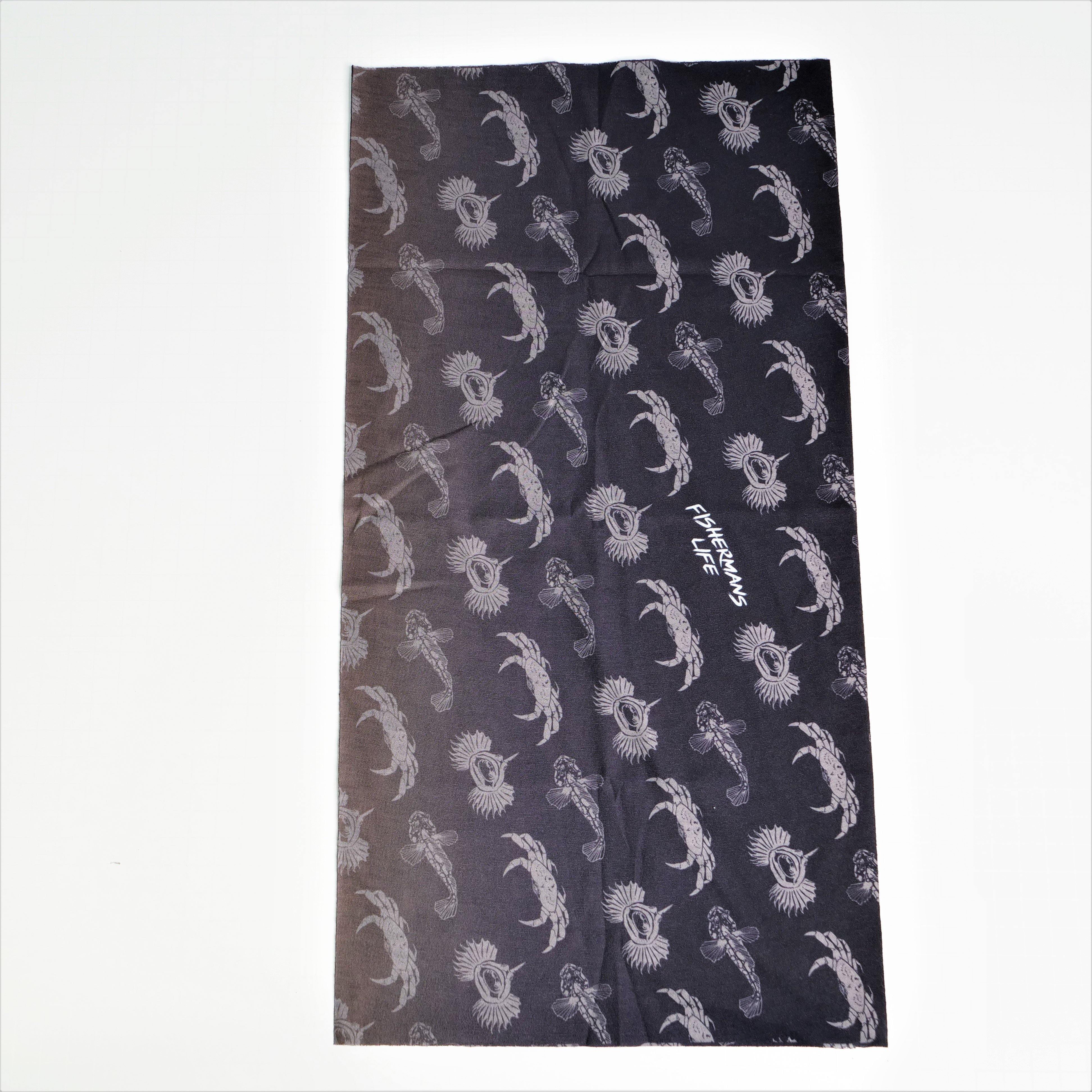 Anti Microbial Neck Gaiter (Lingcod Skin & Logo Pattern)